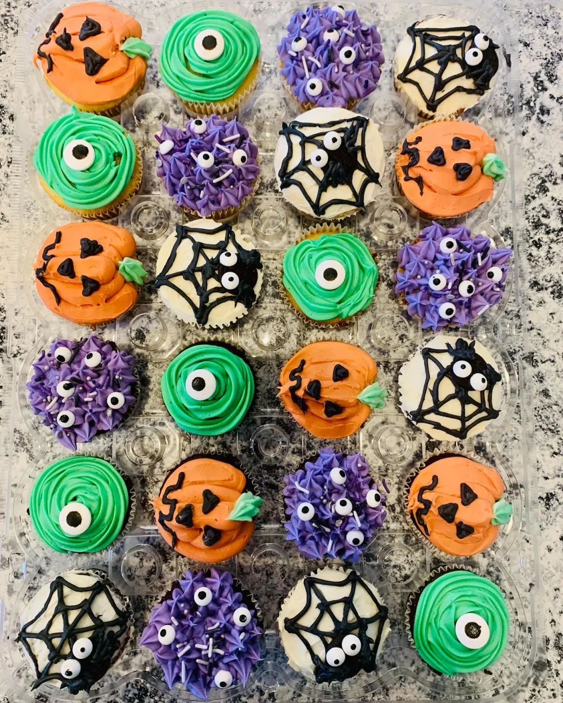 Halloween themed cupcakes